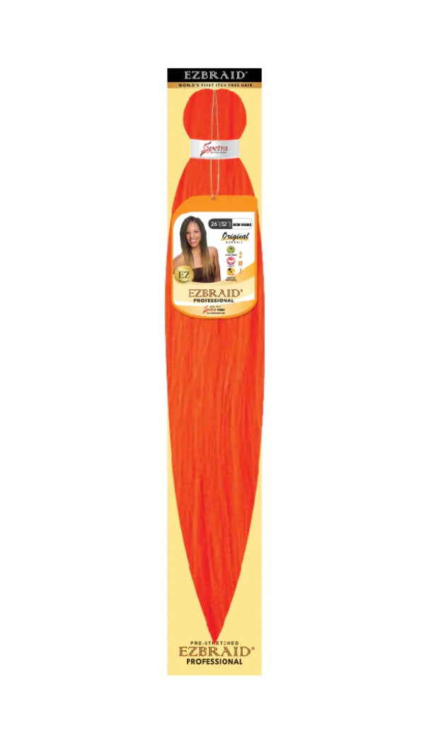 EZ BRAID braiding hair-NEON ORANGE