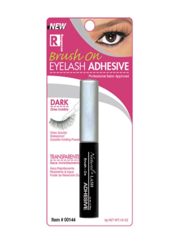 Response brush on eyelash adhesive-dark