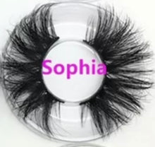 Load image into Gallery viewer, 25mm 3D 100%Mink Lashes-SOPHIA
