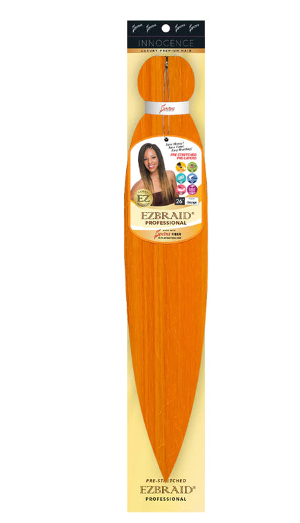 EZ BRAID Prestretched braiding hair-ORANGE