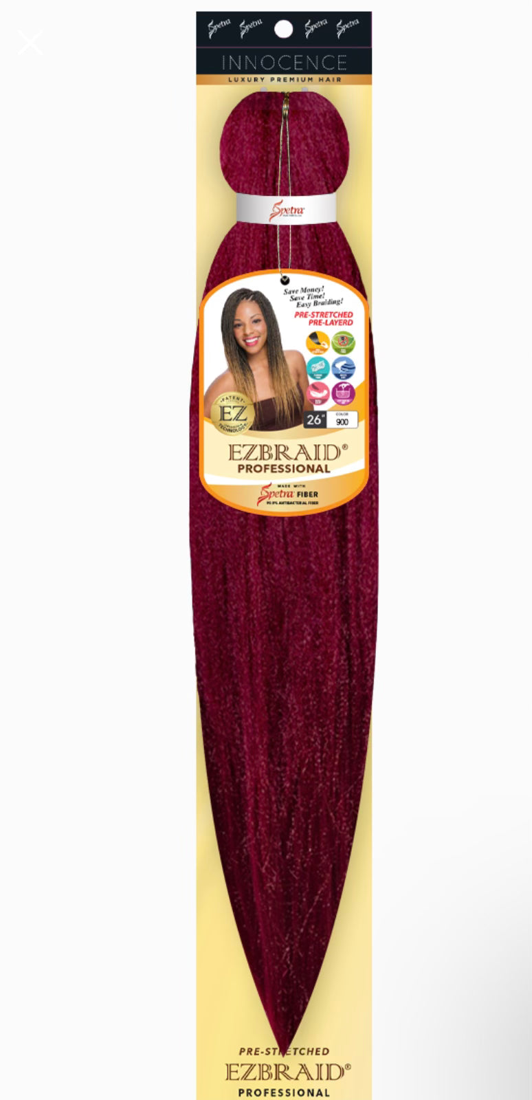 EZ BRAID -#900 20”(BURGUNDY)