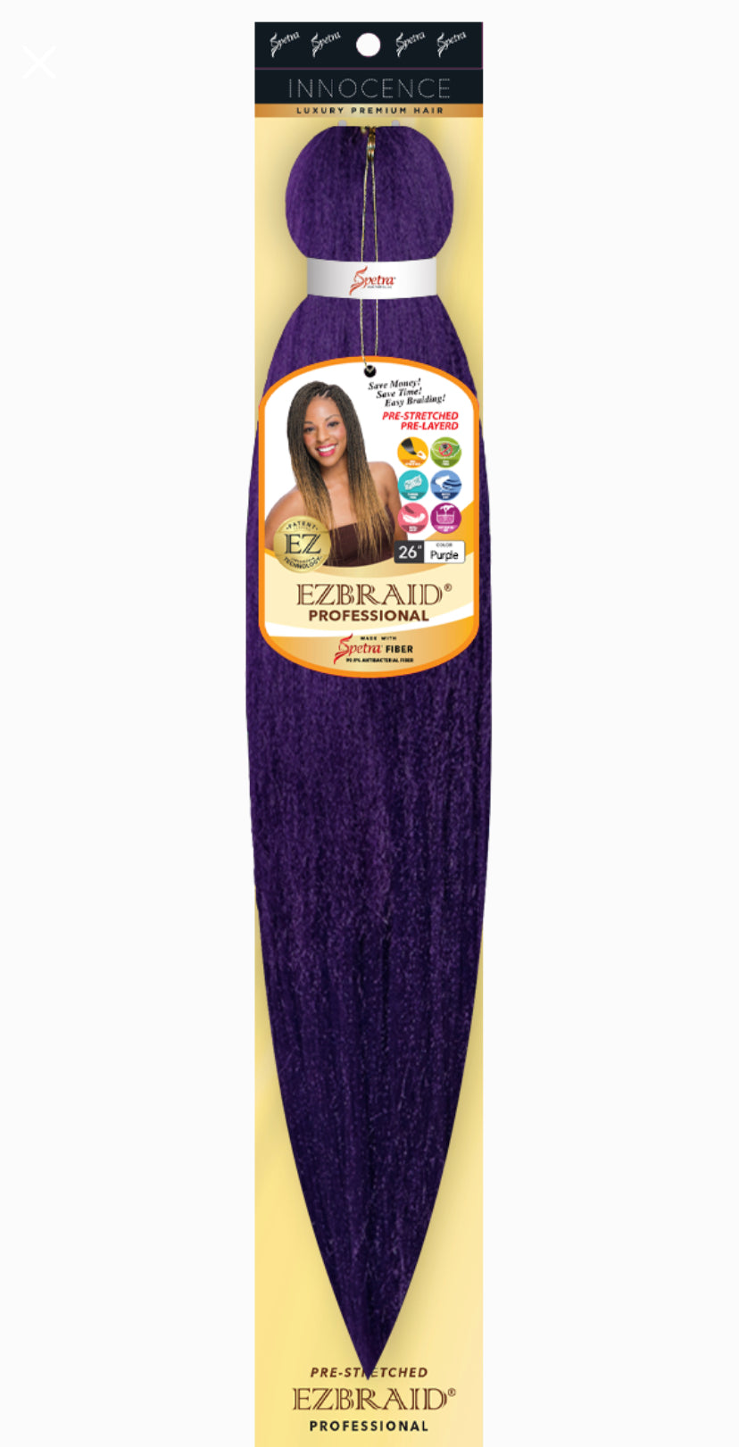 EZ BRAID pre stretched -PURPLE