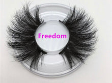 Load image into Gallery viewer, 25mm 3D 100% Mink Lashes-FREEDOM
