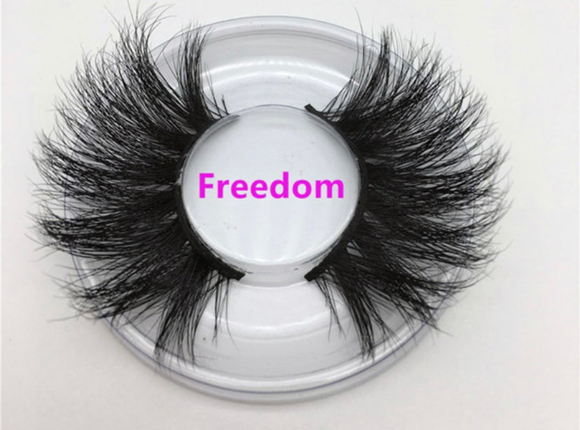 25mm 3D 100% Mink Lashes-FREEDOM