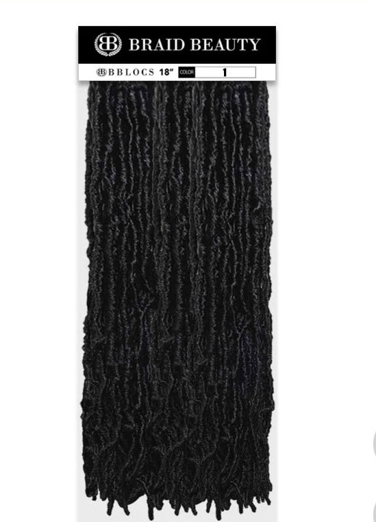 BB FAUX LOCS 18”-1B(OFF BLK)