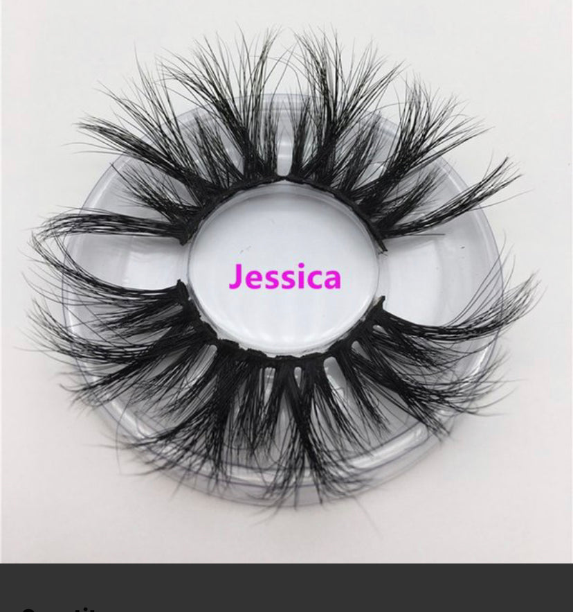 25 MM 3D Mink lashes-JESSICA